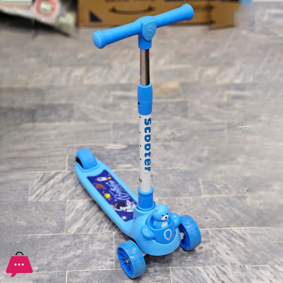 Scooter for children aged 1-12 years old boys and girls ride on the sliding baby yo-yo cartoon scooter