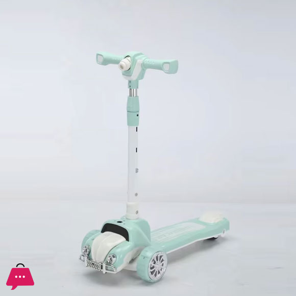 Smart 3 Wheel Kids Scooter with Height Adjustable & Music with projector light