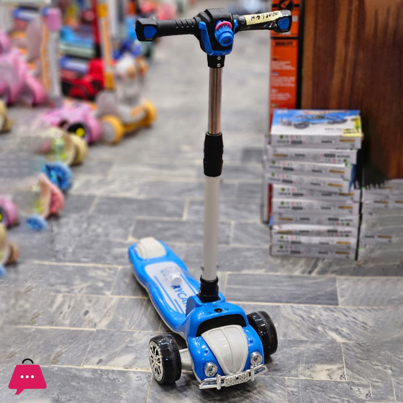 Smart 3 Wheel Kids Scooter with Height Adjustable & Music with projector light