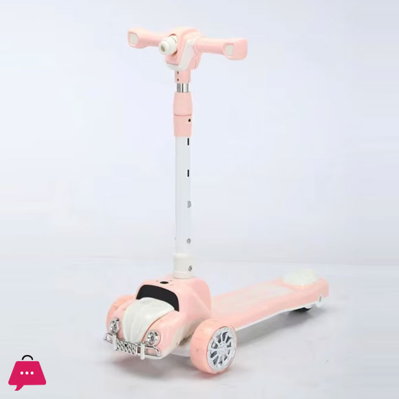 Smart 3 Wheel Kids Scooter with Height Adjustable & Music with projector light