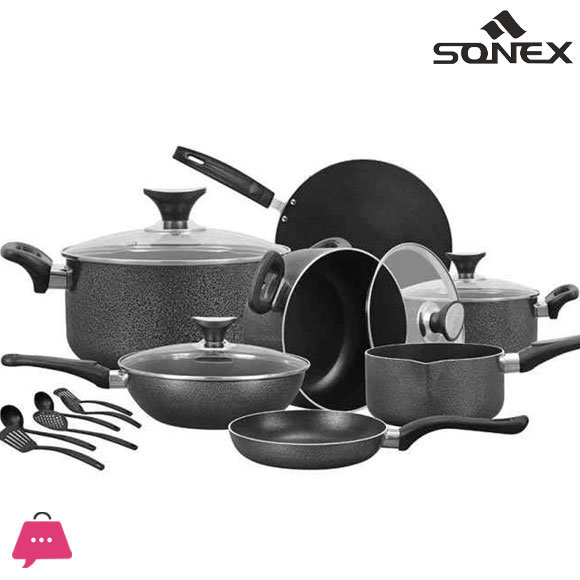 Sonex Non-Stick Kitchen set Classic Gift Pack set 18pcs Random Color Best Quality