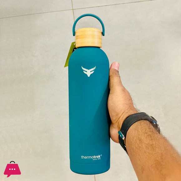Thermo Trek Zeal Orignal Stainless Steel Matt Solid Color Hot And Cold Water Bottles 750ml And 550ml