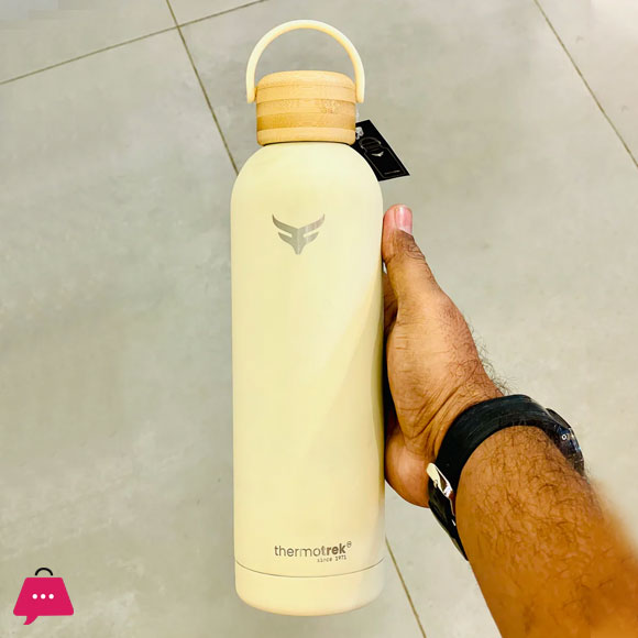 Thermo Trek Zeal Orignal Stainless Steel Matt Solid Color Hot And Cold Water Bottles 750ml And 550ml
