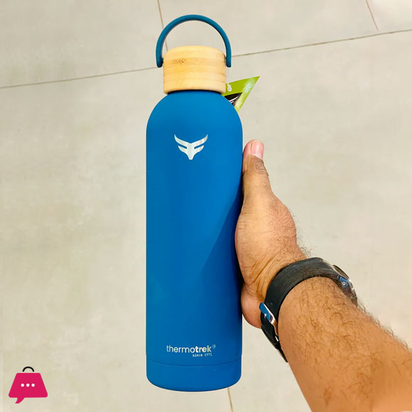 Thermo Trek Zeal Orignal Stainless Steel Matt Solid Color Hot And Cold Water Bottles 750ml And 550ml