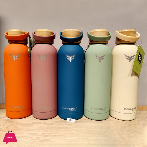 Thermo Trek Zeal Orignal Stainless Steel Matt Solid Color Hot And Cold Water Bottles 750ml And 550ml
