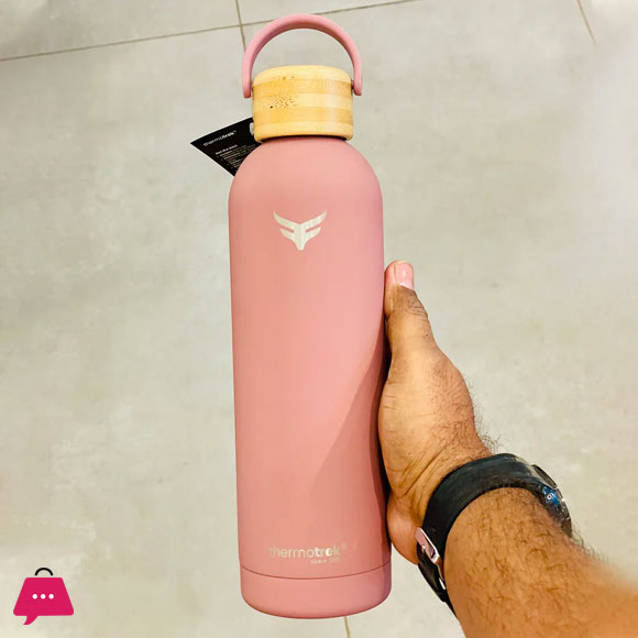 Thermo Trek Zeal Orignal Stainless Steel Matt Solid Color Hot And Cold Water Bottles 750ml And 550ml