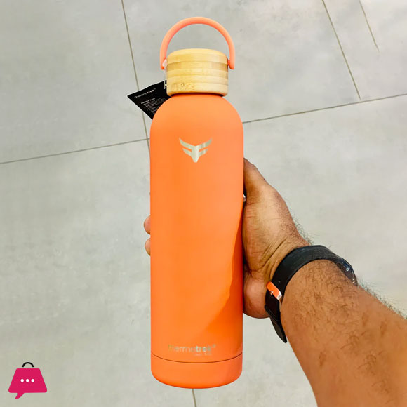 Thermo Trek Zeal Orignal Stainless Steel Matt Solid Color Hot And Cold Water Bottles 750ml And 550ml
