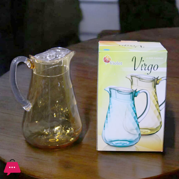 Violet Virgo Acrylic Cone Shape Pitcher 2.5 Liter