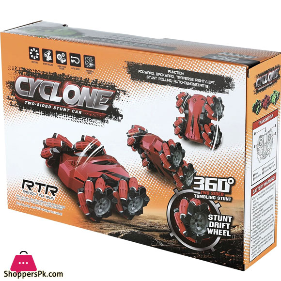 1:18 Remote Control Two Slide Stunt Car