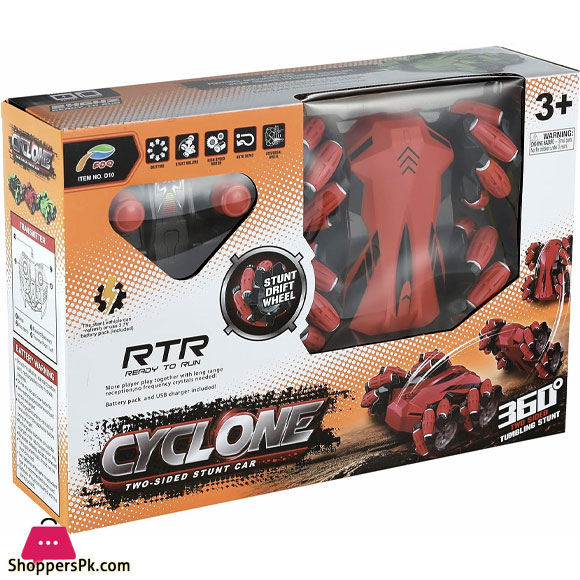 1:18 Remote Control Two Slide Stunt Car