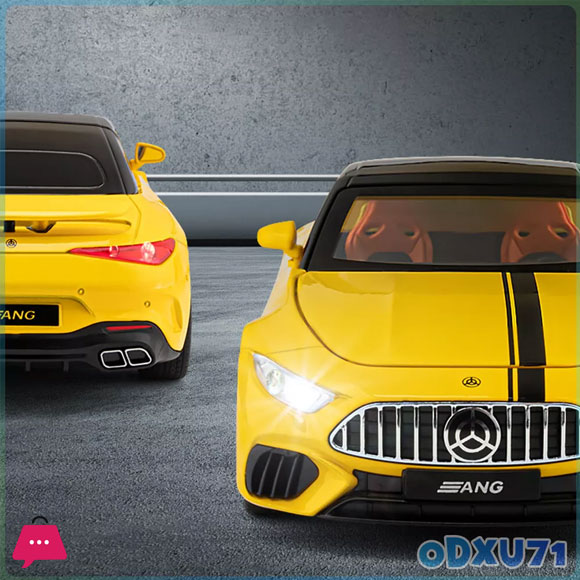 1:24 Scale Model Car Mercedes-Benz AMG SL63 Diecast Toy Cars Vehicle Boy Gifts
