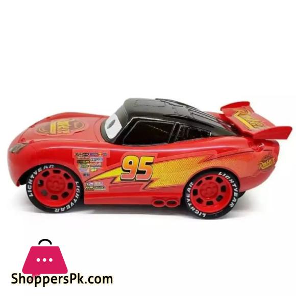 3D MC Queen 1:16 Remote Control Car Plastic Lightning McQueen Vehicle Lights