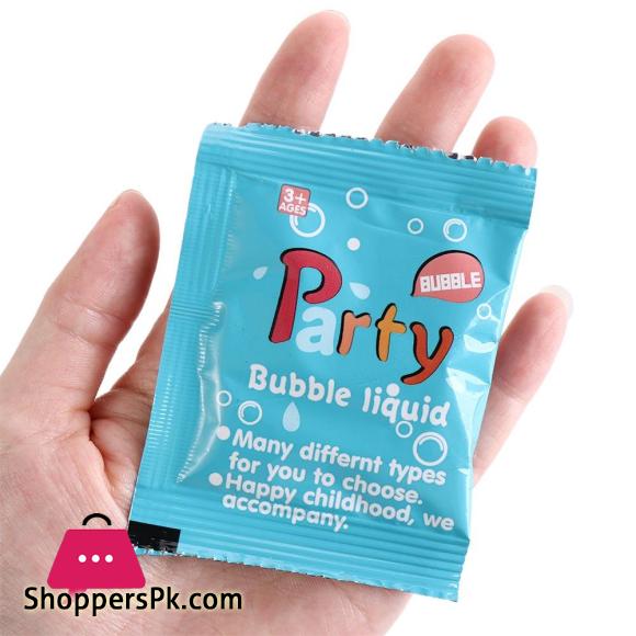 5PCS 10ML Soap Water Bubble Liquid Soap Just Add Water Concentrate Bubble Liquid Refill Solution Machine Parts