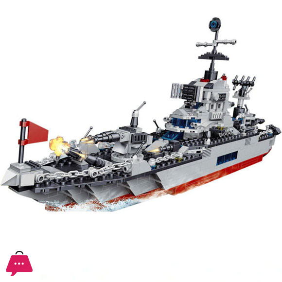 727 Pcs 13 in 1 Ultimate Military Fighter Ship Brick Set