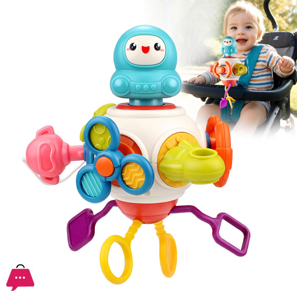 8 in 1 Activity Space Busy Cube Toys Sensory Fidget Motor Skills Early Development Toy