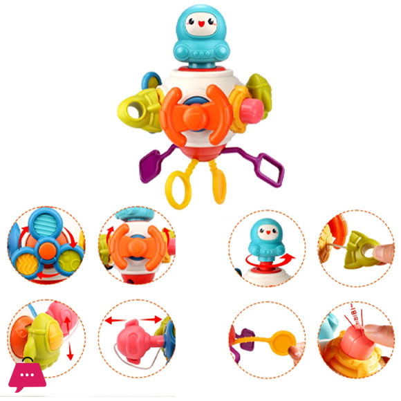 8 in 1 Activity Space Busy Cube Toys Sensory Fidget Motor Skills Early Development Toy