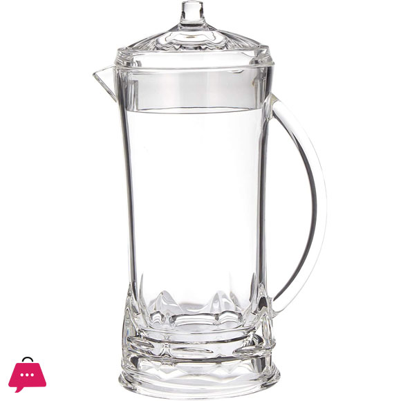 Azad Acrylic Bamboo Water Jug 1.2 Liter Saudia Made