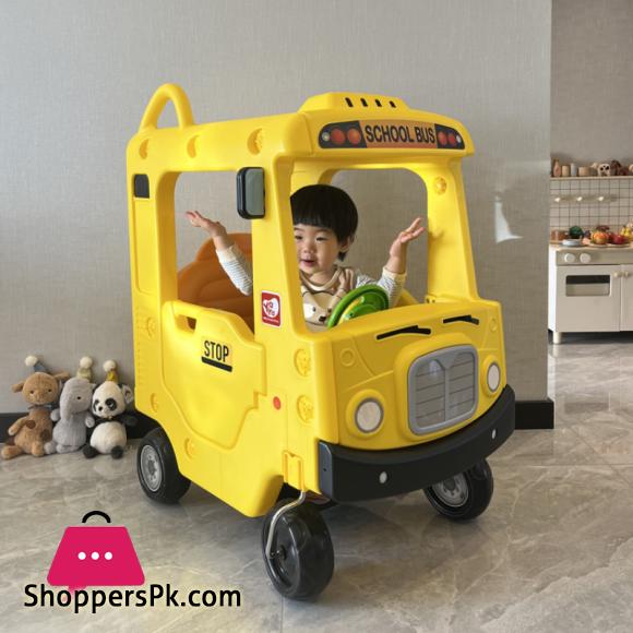 Childrens Bus Four-Wheel Small RV Trolley School Bus