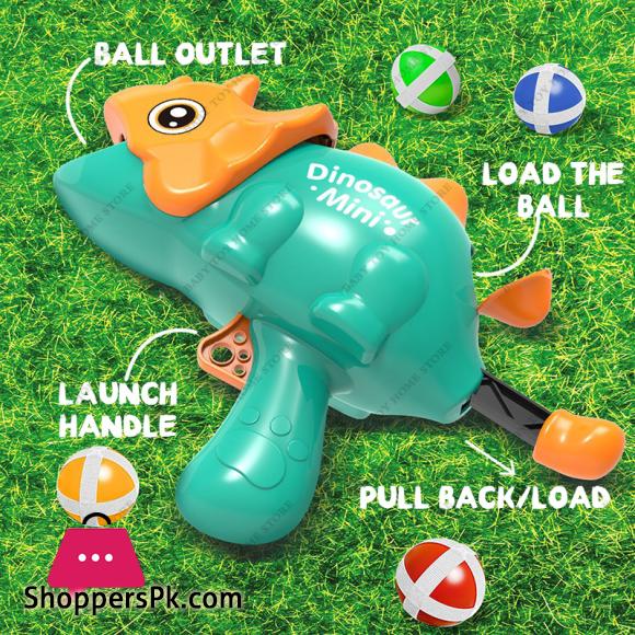 Dino Target Toy Play Set For Kids Shooting Gun Dart Board