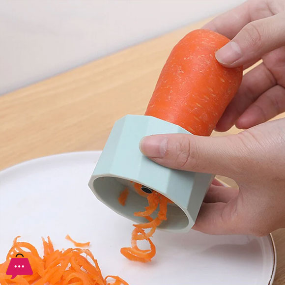 Durable Manual Vegetable Spiral Cutter Non-slip