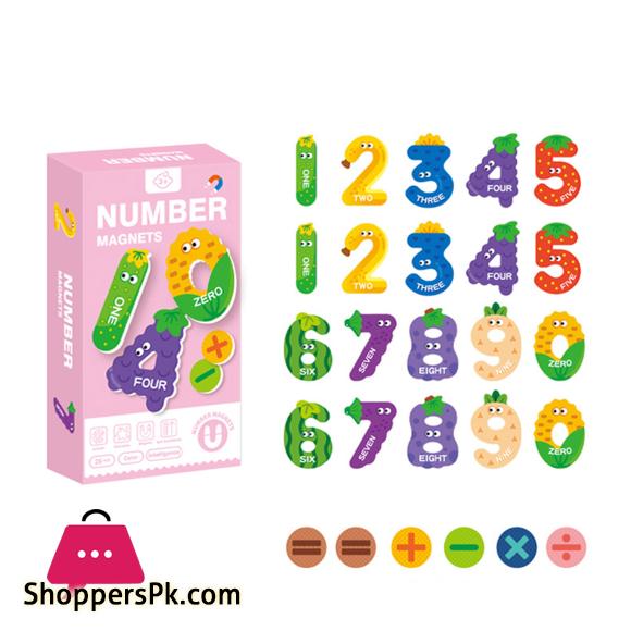 Educational Magnetic Numbers Toy Kids Magnetic Puzzle Toy Educational Learning Game for Toddlers
