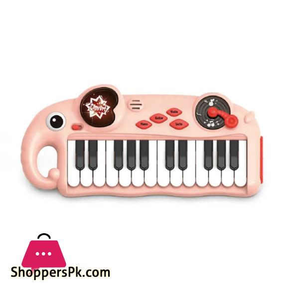 Electronic Cartoon Animal Elephants Piano Toy
