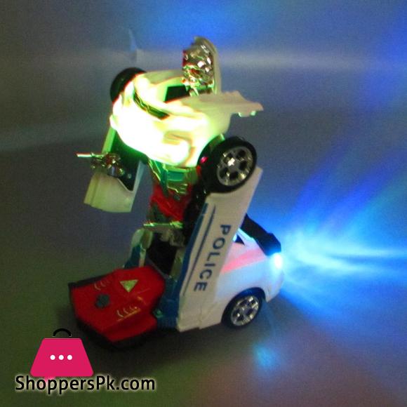 Electronic Deformation Car Universal Music Police Toy LED Electric Robot Transformation Sports Vehicle Model For Boys Xmas Gifts - AliExpress 26