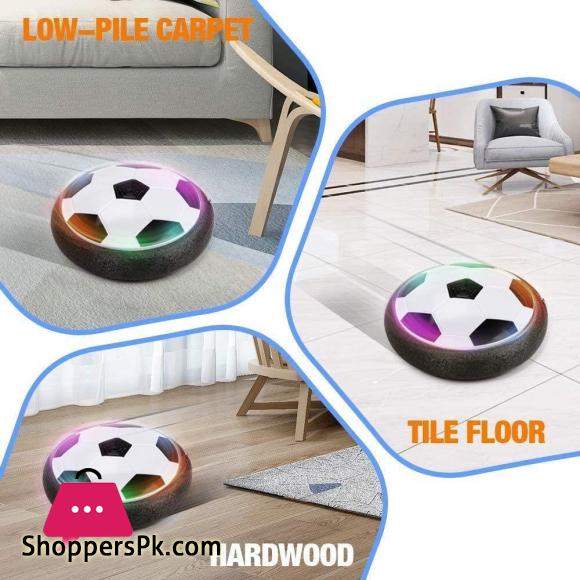 Hover Football Goal Soccer Ball Set 2 Goals Gift Football Disk Toy LED Light Indoor Football Sport Games