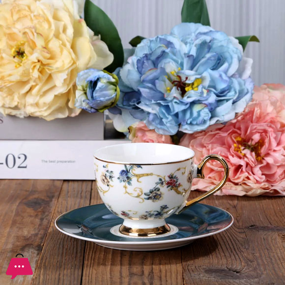 Jhonsons Bros England Cup Saucers Set of 6