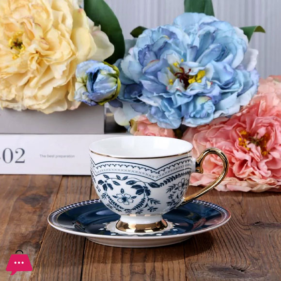 Jhonsons Bros England Cup Saucers Set of 6