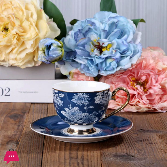 Jhonsons Bros England Cup Saucers Set of 6