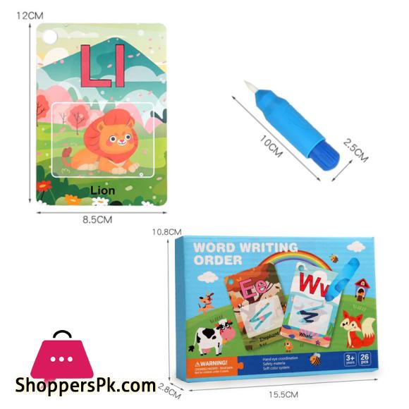 Magic Reusable Water Coloring Flash Cards With Pen