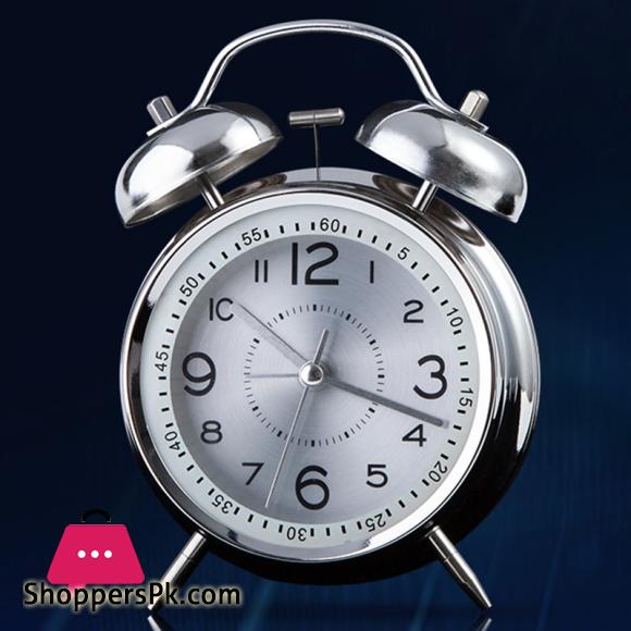 Mechanical Alarm Clock Super Loud Bedside Desktop Machine Metal Bell Alarm Clock