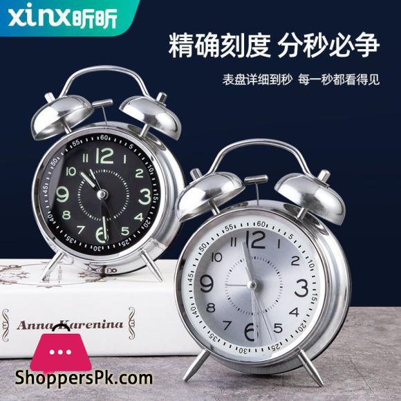 Mechanical Alarm Clock Super Loud Bedside Desktop Machine Metal Bell Alarm Clock