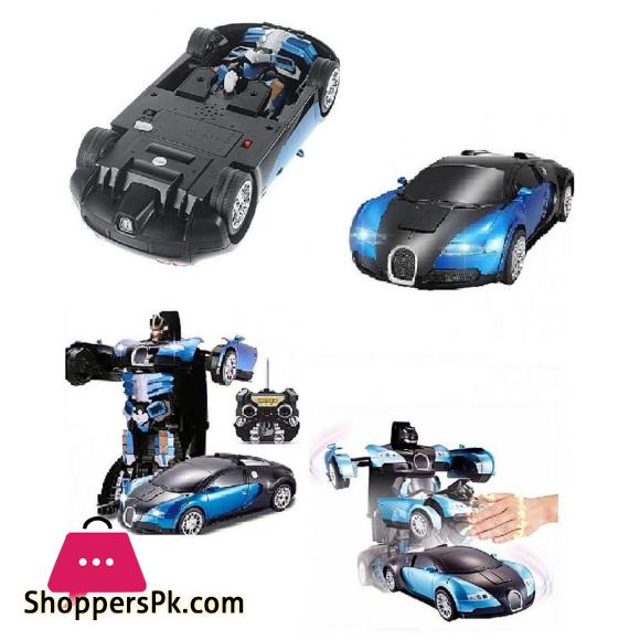 Transformer Bugatti Car Robot