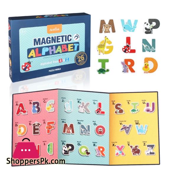 VC Art Magnetic Puzzle Learning Educational Toys for Kids / Alphabet / Farm / Flower Faery