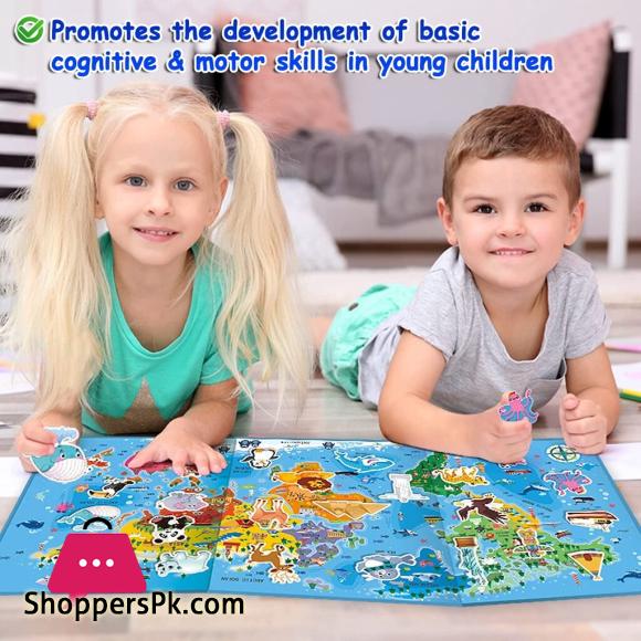 VC Art Magnetic Puzzle Learning Educational Toys for Kids / Alphabet / Farm / Flower Faery