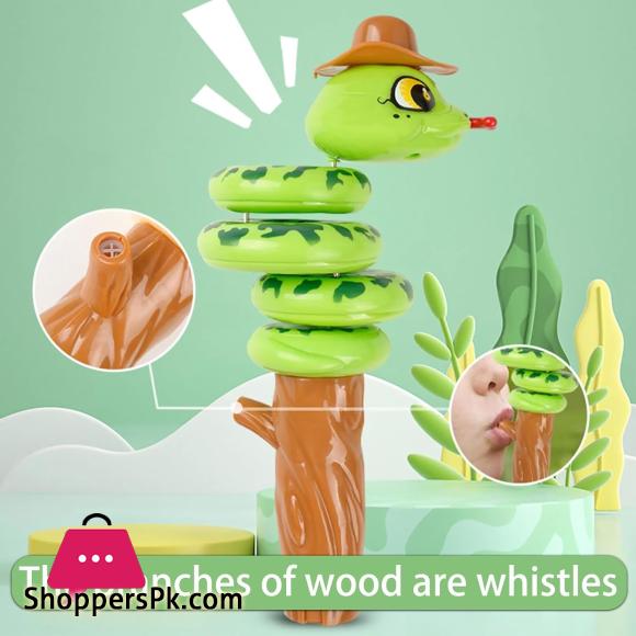 Whistle Snake-Shaped Toy Fun Balance Rotating Swinging Workmanship Whistle