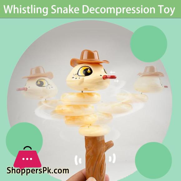 Whistle Snake-Shaped Toy Fun Balance Rotating Swinging Workmanship Whistle