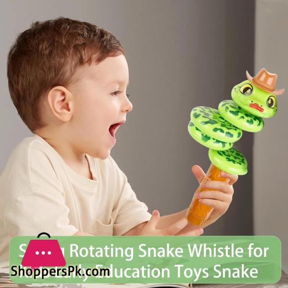 Whistle Snake-Shaped Toy Fun Balance Rotating Swinging Workmanship Whistle