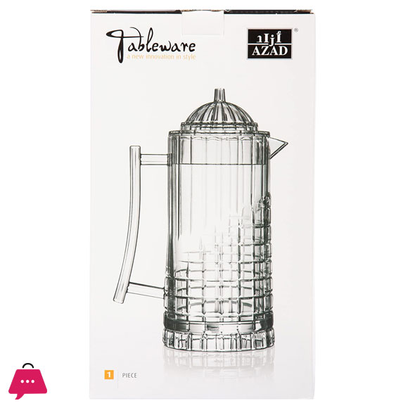Azad Acrylic Brick Water Jug 1.2 Liter Saudia Made