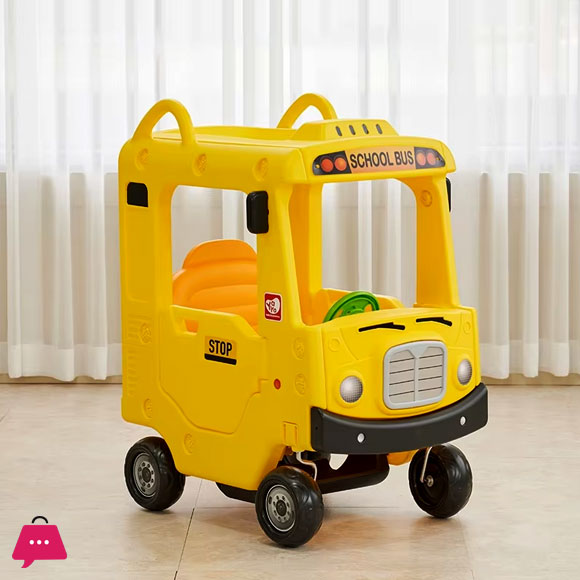 Childrens Bus Four-Wheel Small RV Trolley School Bus