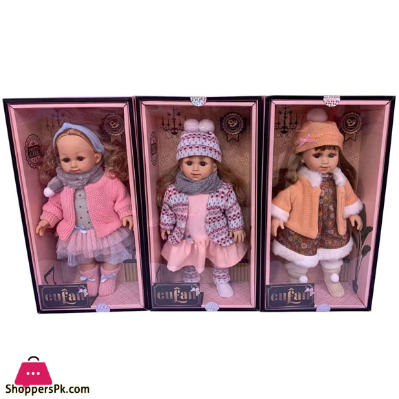 Cufan Pretty Girl Interactive Doll Brown Hair 15 Inch