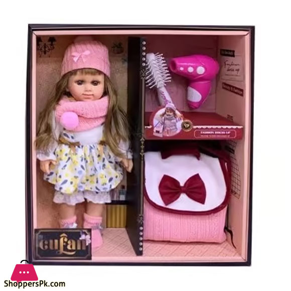 Cufan Doll Musical Girl Doll with Clothes 38CM