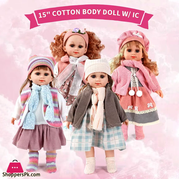 Cufan IC Dolls Beautiful Silicone Baby Fashion Dolls Set For Girl 15 Inches