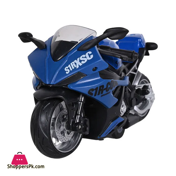 Diecast Toy Motorcycle S1000 RR Light, Sound