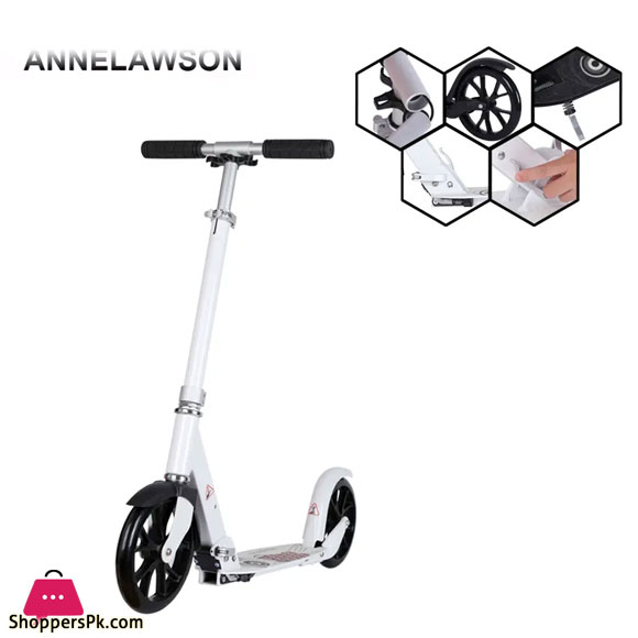 Kick Scooter 2 Wheel Foot Pedal Push Scooter for Kids & Adult