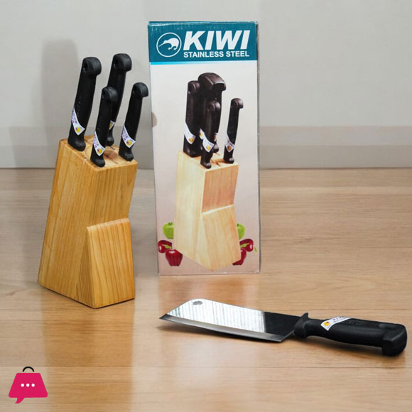 Kiwi Knife Set of 6 Thailand Made