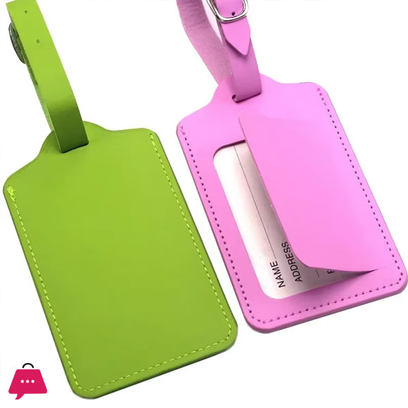 Luggage Tags PU Leather Boarding Label