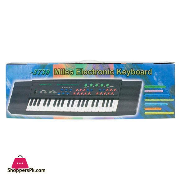 Miles Electronic Keyboard Piano 37 Keys with Mic - MLS-3738